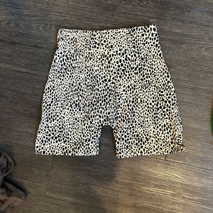 Brandy Melville cheetah print shorts